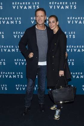 Rocco Siffredi and wife Rosa Caracciolo CELEBRITIES : Filmpremiere Reparer les Vivants - 24 10 2016 JBAutissier Panoramic 