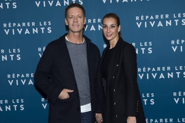 Rocco Siffredi and wife Rosa Caracciolo CELEBRITIES : Filmpremiere Reparer les Vivants - 24 10 2016 JBAutissier Panoramic 