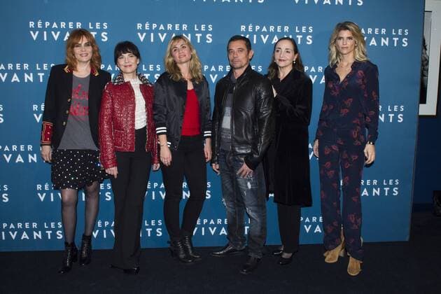 Emmanuelle Seigner - Kool Shen - Anne Dorval - Alice Taglioni - Dominique Blanc CELEBRITIES : Filmpremiere Reparer les Vivants - 24 10 2016 JBAutissier Panoramic 
