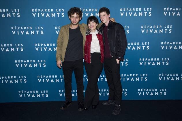Anne Dorval - Finnegan Oldfield - Theo Cholbi CELEBRITIES : Filmpremiere Reparer les Vivants - 24 10 2016 JBAutissier Panoramic 