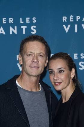 Rocco Siffredi and wife Rosa Caracciolo CELEBRITIES : Filmpremiere Reparer les Vivants - 24 10 2016 JBAutissier Panoramic 