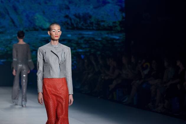 October 24, 2016 - Sao Paulo, Brazil - Model presents creation by Patricia Viera, during the Sao Paulo Fashion Week, winter 2017 edition, this Monday, in Sao Paulo, Brazil. Sao Paulo Brazil - ZUMAl146 20161024_zaf_l146_074