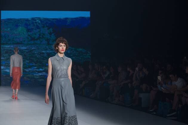 October 24, 2016 - Sao Paulo, Brazil - Model presents creation by Patricia Viera, during the Sao Paulo Fashion Week, winter 2017 edition, this Monday, in Sao Paulo, Brazil. Sao Paulo Brazil - ZUMAl146 20161024_zaf_l146_075
