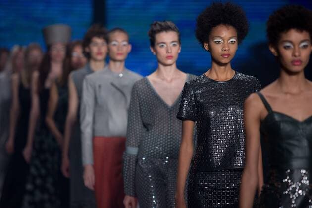 October 24, 2016 - Sao Paulo, Brazil - Model presents creation by Patricia Viera, during the Sao Paulo Fashion Week, winter 2017 edition, this Monday, in Sao Paulo, Brazil. Sao Paulo Brazil - ZUMAl146 20161024_zaf_l146_089