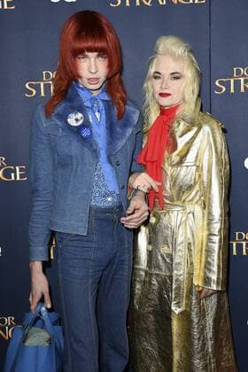 Josh Quinton und Pam Hogg beim Launch Event des Kinofilms Doctor Strange Dr. Strange in der Westminster Abbey. London, 24.10.2016 Josh Quinton, Pam Hogg  Foto:xS.xVasx xFuturexImage