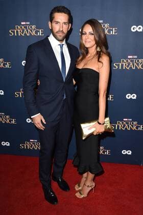 Scott Adkins mit Gattin Lisa beim Launch Event des Kinofilms Doctor Strange Dr. Strange in der Westminster Abbey. London, 24.10.2016 Scott Adkins mit Gattin Lisa  Foto:xS.xVasx xFuturexImage