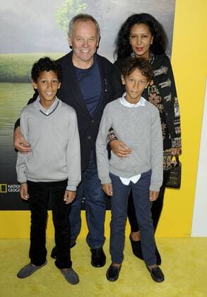 Wolfgang Puck, wife Gelila Assefa, sons Oliver & Alexander BEFORE THE FLOOD DOCUMENTARY PREMIERE Los Angeles Patrick Rideaux PicturePerfect