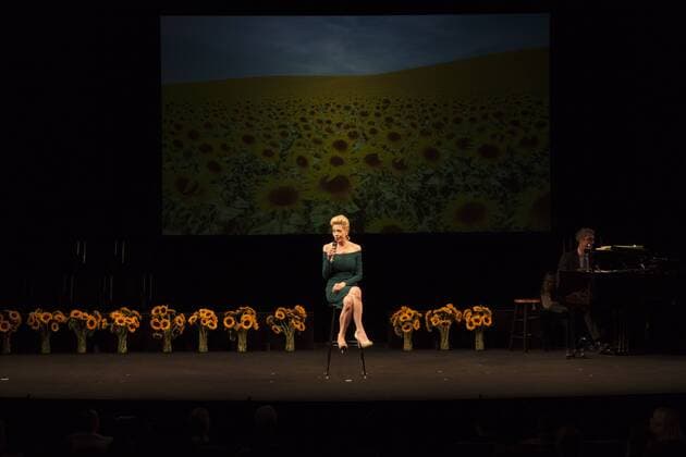 US: Nothing Like A Dame Marin Mazzie performs during Nothing like a dame benefit actors fund women health and honor Marin Mazzie with Phyllis Newman Dame award  LevxRadin