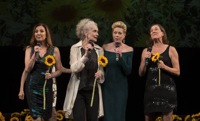 US: Nothing Like A Dame Marin Mazzie & cast perform during Nothing like a dame benefit actors fund women health and honor Marin Mazzie with Phyllis Newman Dame award  LevxRadin