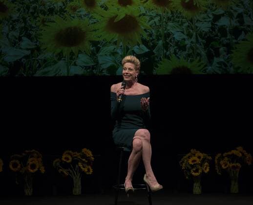 US: Nothing Like A Dame Marin Mazzie performs during Nothing like a dame benefit actors fund women health and honor Marin Mazzie with Phyllis Newman Dame award  LevxRadin