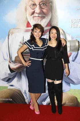 Janina Elkin und Trang Le Hong bei der Premiere des Kinofilms Ostfriesisch für Anfänger im Kino in der Astor Filmlounge. Berlin, 24.10.2016 Foto:xS.xGabschx xFuturexImage