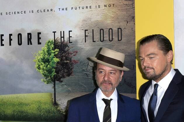 LOS ANGELES - OCT 24: Fisher Stevens, Leo Dicaprio at the Screening Of National Geographic Channel s Before The Flood at Bing Theater At LACMA on October 24, 2016 in Los Angeles, CA  Copyright: xHPAx xIPAx