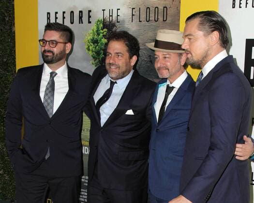 LOS ANGELES - OCT 24: Tim Pastore, Brett Ratner, Fisher Stevens, Leoardo DiCaprio at the Screening Of National Geographic Channel s Before The Flood at Bing Theater At LACMA on October 24, 2016 in Los Angeles, CA  Copyright: xHPAx xIPAx