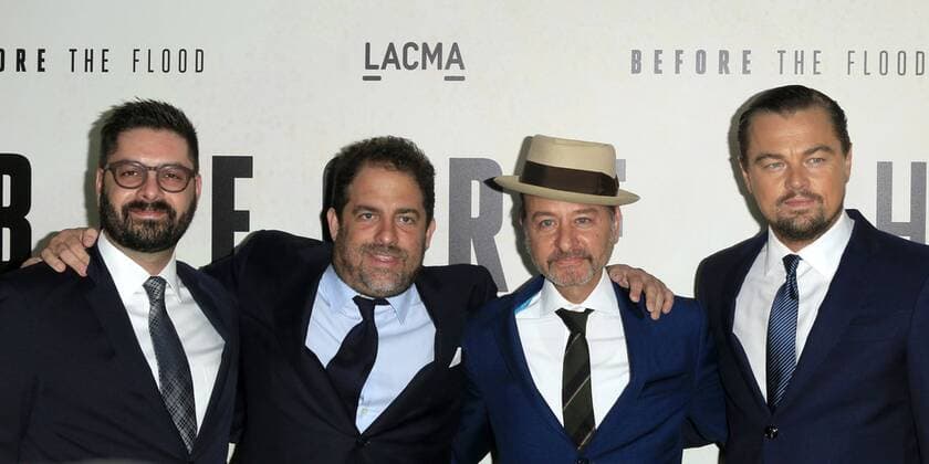 LOS ANGELES - OCT 24: Tim Pastore, Brett Ratner, Fisher Stevens, Leoardo DiCaprio at the Screening Of National Geographic Channel s Before The Flood at Bing Theater At LACMA on October 24, 2016 in Los Angeles, CA  Copyright: xHPAx xIPAx