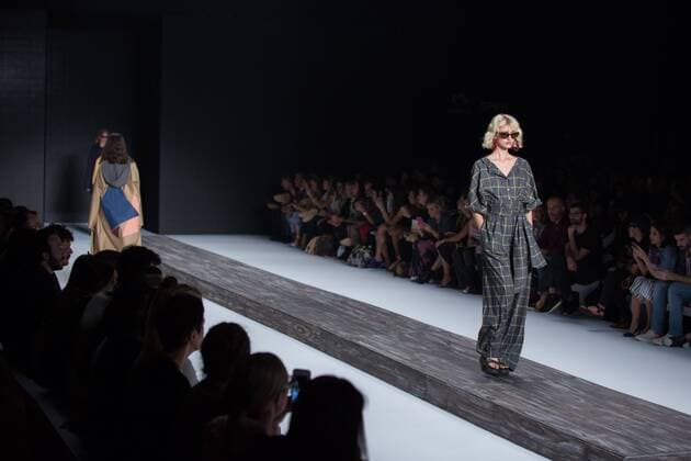 October 25, 2016 - Sao Paulo, Brazil - Model presents creation by A Brand, during the Sao Paulo Fashion Week, winter 2017 edition, this Tuesday, in Sao Paulo, Brazil. Sao Paulo Brazil - ZUMAl146 20161025_zaf_l146_030
