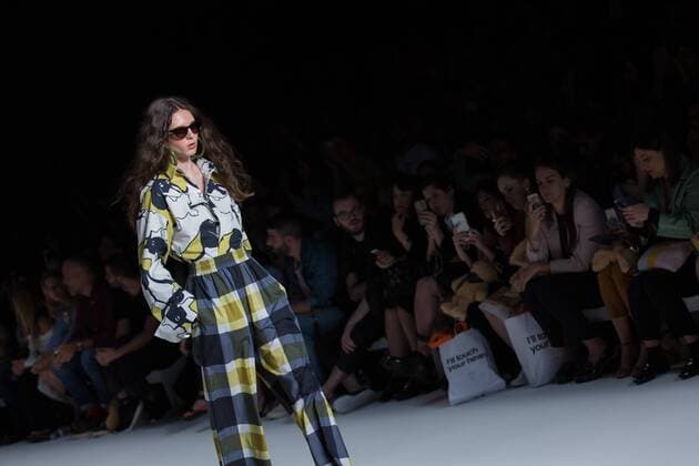 October 25, 2016 - Sao Paulo, Brazil - Model presents creation by A Brand, during the Sao Paulo Fashion Week, winter 2017 edition, this Tuesday, in Sao Paulo, Brazil. Sao Paulo Brazil - ZUMAl146 20161025_zaf_l146_023
