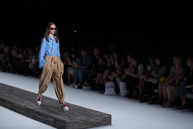October 25, 2016 - Sao Paulo, Brazil - Model presents creation by A Brand, during the Sao Paulo Fashion Week, winter 2017 edition, this Tuesday, in Sao Paulo, Brazil. Sao Paulo Brazil - ZUMAl146 20161025_zaf_l146_025