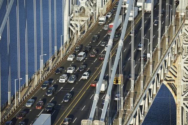 USA, New York City, George Washington Bridge  BCDF00220