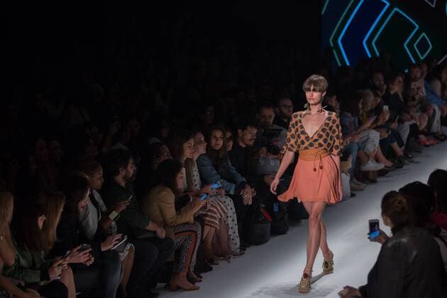 October 25, 2016 - Sao Paulo, Brazil - Model presents creation by Lilly Sarti, during the Sao Paulo Fashion Week, winter 2017 edition, this Tuesday, in Sao Paulo, Brazil. Sao Paulo Brazil - ZUMAl146 20161025_zaf_l146_052