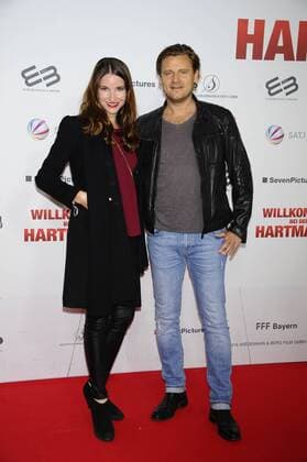 Sophie Wepper mit Ehemann Weltpremiere Willkommen bei den Hartmanns Kino Film Fernsehen Mathäser Filmpalast München 25. Oktober 2016