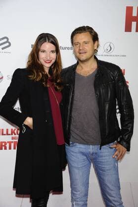 Sophie Wepper mit Ehemann Weltpremiere Willkommen bei den Hartmanns Kino Film Fernsehen Mathäser Filmpalast München 25. Oktober 2016