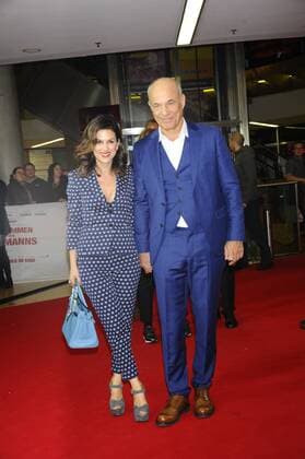 Heiner Lauterbach mit Ehefrau Viktoria Weltpremiere Willkommen bei den Hartmanns Kino Film Fernsehen Mathäser Filmpalast München 25. Oktober 2016