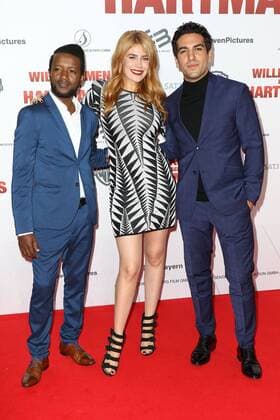 Eric Kabongo, Palina Rojinski, Elyas M Barek, Filmpremiere Willkommen bei den Hartmanns im Mathaeser Filmpalast in Muenchen am 25.10.2016