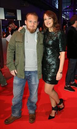 Axel Stein und Carolin Kebekus bei der Verleihung Der Deutsche Comedypreis 2016 am 25.10.2016 in Koeln Deutscher Comedypreis 2016 in Koeln 