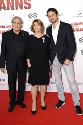 Michael Verhoeven, Senta Berger und Simon Verhoeven bei der Weltpremiere des Kinofilms Willkommen bei den Hartmanns im Mathäser Filmpalast. München, 25.10.2016 Foto:xP.xSchönbergerx xFuturexImage
