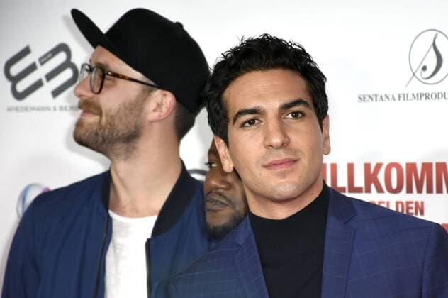 Mark Forster, Eric Kabongo und Elyas M Barek bei der Weltpremiere des Kinofilms Willkommen bei den Hartmanns im Mathäser Filmpalast. München, 25.10.2016 Foto:xP.xSchönbergerx xFuturexImage