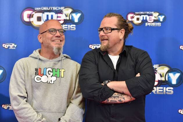 Comedy-Duo Mundstuhl bestehend aus Lars Niedereichholz und Ande Werner kommt zur Verleihung des Deutschen Comedypreis 2016 am 25.10.2016 ins Coloneum in Köln