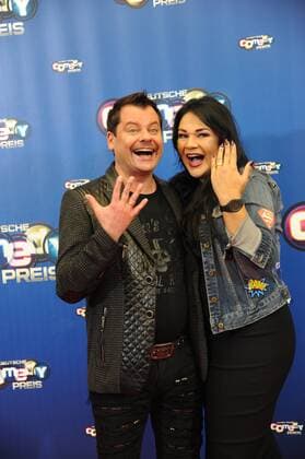 Komiker Ingo Appelt und seine Sonja mit Ehering kommt zur Verleihung des Deutschen Comedypreis 2016 am 25.10.2016 ins Coloneum in Köln