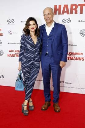Heiner Lauterbach mit Ehefrau Viktoria Lauterbach bei der Weltpremiere des Kinofilms Willkommen bei den Hartmanns im Mathäser Filmpalast. München, 25.10.2016 Foto:xD.xBedrosianx xFuturexImage