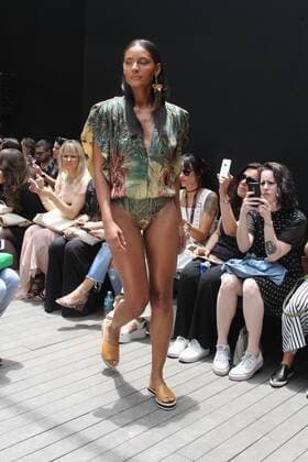 SÃO PAULO, SP - 26.10.2016: SPFW N42 - Parade of coconut water brand during São Paulo Fashion Week held at N42 Artefcato in São Paulo, SP. x1220315x  SaraxFernandes