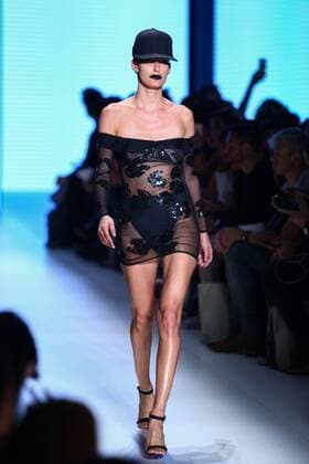 October 26, 2016 - Sao Paulo, Brazil - Model presents creation by Amir Slama, during the Sao Paulo Fashion Week, winter 2017 edition, this Wednesday , in Sao Paulo, Brazil. Sao Paulo Brazil - ZUMAl146 20161026_zaf_l146_063