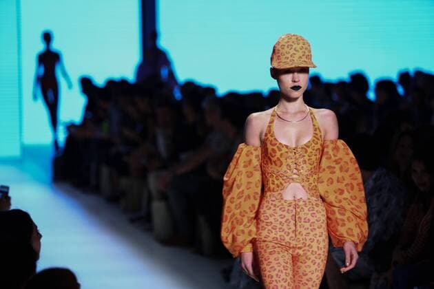 October 26, 2016 - Sao Paulo, Brazil - Model presents creation by Amir Slama, during the Sao Paulo Fashion Week, winter 2017 edition, this Wednesday , in Sao Paulo, Brazil. Sao Paulo Brazil - ZUMAl146 20161026_zaf_l146_073