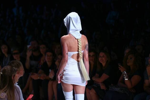 October 26, 2016 - Sao Paulo, Brazil - Model presents creation by Amir Slama, during the Sao Paulo Fashion Week, winter 2017 edition, this Wednesday , in Sao Paulo, Brazil. Sao Paulo Brazil - ZUMAl146 20161026_zaf_l146_082