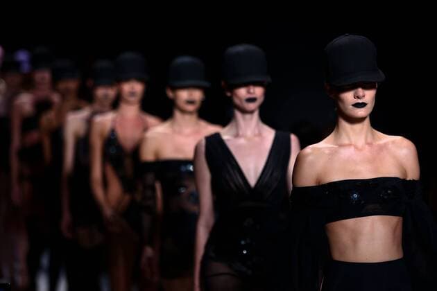 October 26, 2016 - Sao Paulo, Brazil - Model presents creation by Amir Slama, during the Sao Paulo Fashion Week, winter 2017 edition, this Wednesday , in Sao Paulo, Brazil. Sao Paulo Brazil - ZUMAl146 20161026_zaf_l146_084
