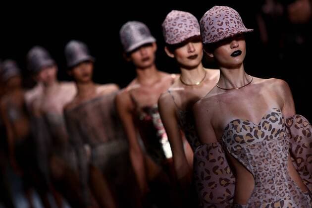 October 26, 2016 - Sao Paulo, Brazil - Model presents creation by Amir Slama, during the Sao Paulo Fashion Week, winter 2017 edition, this Wednesday , in Sao Paulo, Brazil. Sao Paulo Brazil - ZUMAl146 20161026_zaf_l146_086