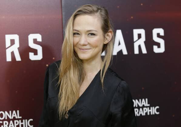 Louisa Krause arrives on the red carpet at the National Geographic Channel MARS New York Premiere on October 26, 2016 in New York City  NYP20161026114 JOHNxANGELILLO