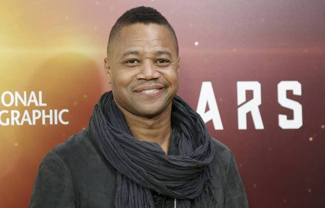 Cuba Gooding Jr. arrives on the red carpet at the National Geographic Channel MARS New York Premiere on October 26, 2016 in New York City  NYP20161026121 JOHNxANGELILLO