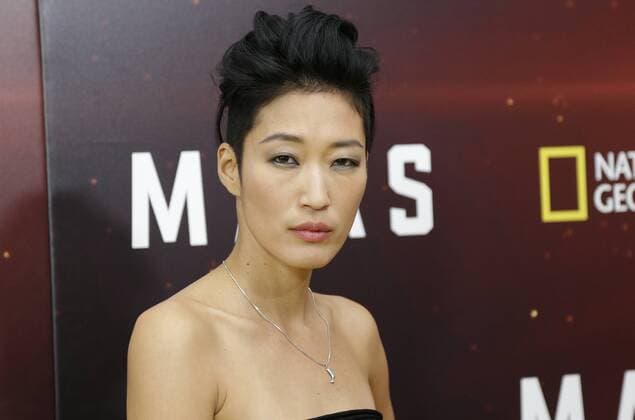 Jihae arrives on the red carpet at the National Geographic Channel MARS New York Premiere on October 26, 2016 in New York City  NYP20161026134 JOHNxANGELILLO