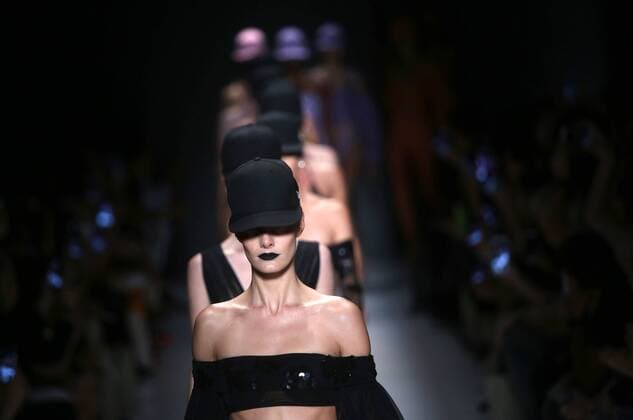 SAO PAULO, Oct. 26, 2016 -- Models present creations of Amir Slama s collection during Sao Paulo Fashion Week in Sao Paulo, Brazil on Oct. 26, 2016. ) (cyc) BRAZIL-SAO PAULO-FASHION WEEK RahelxPatrasso 