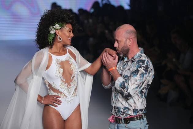 October 27, 2016 - Sao Paulo, Brazil - Model presents creation by Samuel Cirnansck, during the Sao Paulo Fashion Week, winter 2017 edition, this Thursday , in Sao Paulo, Brazil. Sao Paulo Brazil - ZUMAl146 20161027_zaf_l146_052