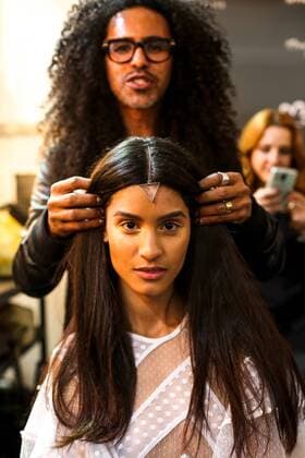 Sao Paulo Fashion Week - backstage SÃO PAULO, SP - 27.10.2016: SPFW N42 - Backstage Helo Rocha during SPFW N2 held on Thursday (27) in São Paulo, SP. x1221628x  BrunaxMarques