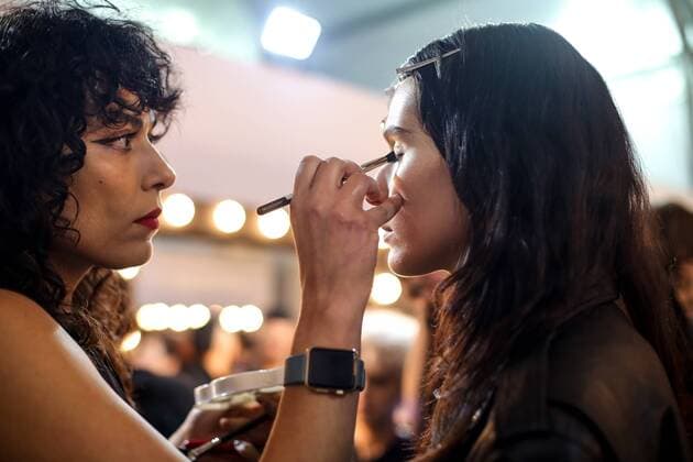 Sao Paulo Fashion Week - backstage SÃO PAULO, SP - 27.10.2016: SPFW N42 - Backstage Helo Rocha during SPFW N2 held on Thursday (27) in São Paulo, SP. x1221636x  BrunaxMarques