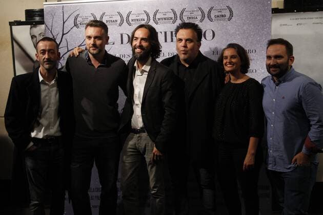 Premier de la pelicula El destierro . Madrid 27 de octubre, 2016. (Photo: Jose L. Cuesta 261 Cordon Press). Arturo Ruiz Serrano, director de la pelicula y los productores. Cordon Press  J.xLuisxCuesta