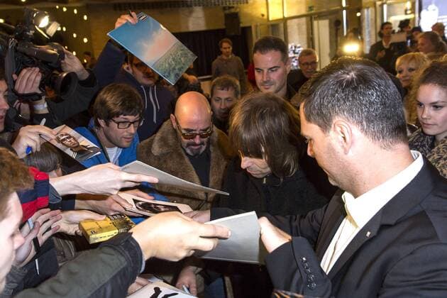 Liam Gallagher und Paul Bonehead Arthurs Filmpremiere von Oasis:Supersonic mit Liam Gallagher im Berliner Kino International am 27. Oktober 2016 Foto:xB.xKriemannx xFuturexImage