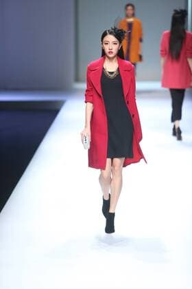 October 28, 2016 - Beijing, Beijing, China - A model presents a creation of Rabbit-Warm at China Fashion Week in Beijing on October 28th, 2016. Beijing China  - ZUMAs145 20161028_zaa_s145_105