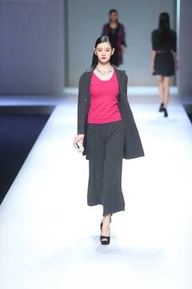 October 28, 2016 - Beijing, Beijing, China - A model presents a creation of Rabbit-Warm at China Fashion Week in Beijing on October 28th, 2016. Beijing China  - ZUMAs145 20161028_zaa_s145_103